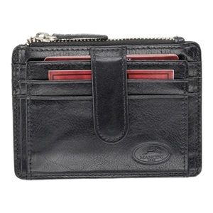 MANCINI MENS LEATHER RFID WALLET NEW